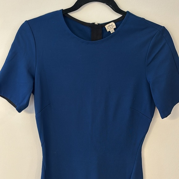 Aritzia Wilfred bodycon blue mini dress - Picture 3 of 12
